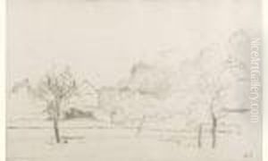 Paysage. by Camille Pissarro