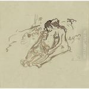 Les Amoureux by Camille Pissarro