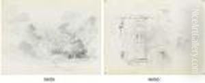 A Wooded Landscape With A Figure A Wooded Landscape With A Figure