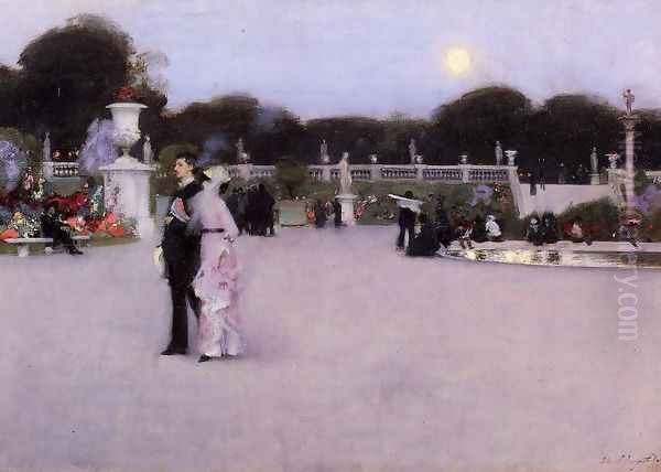 In The Luxembourg Gardens - view 1