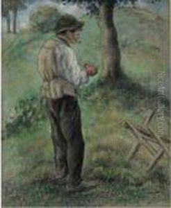 Le Pere Melon Allumant Sa Pipe