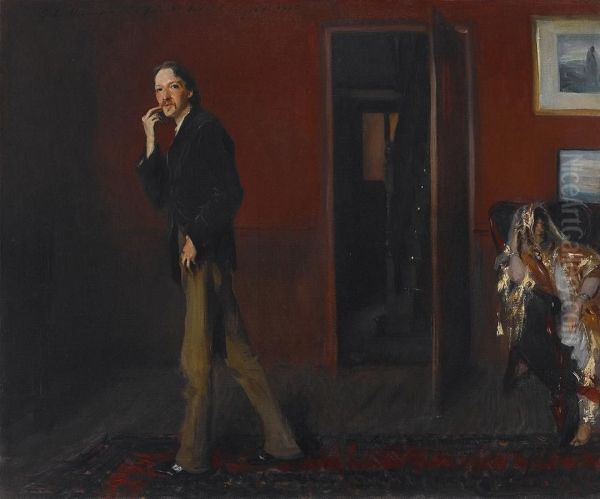 Robert Louis Stevenson and His Wife - view 1
