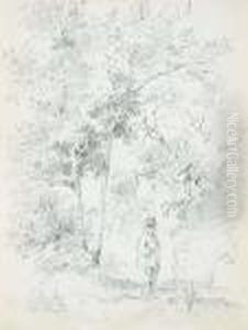 A Man With A Donkey In A Forest
(recto); A Group Of Figures Beforea House, And A Study Of A Nude (verso) A Man With A Donkey In A Forest
(recto); A Group Of Figures Beforea House, And A Study Of A Nude (verso)