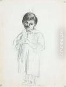 A Standing Boy (recto); Studies 
Of A Woman Sweeping, Anotherholding A Basket On Her Head, And Two Other 
Figures (recto)