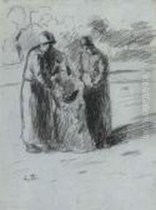 Les Paysannes by Camille Pissarro
