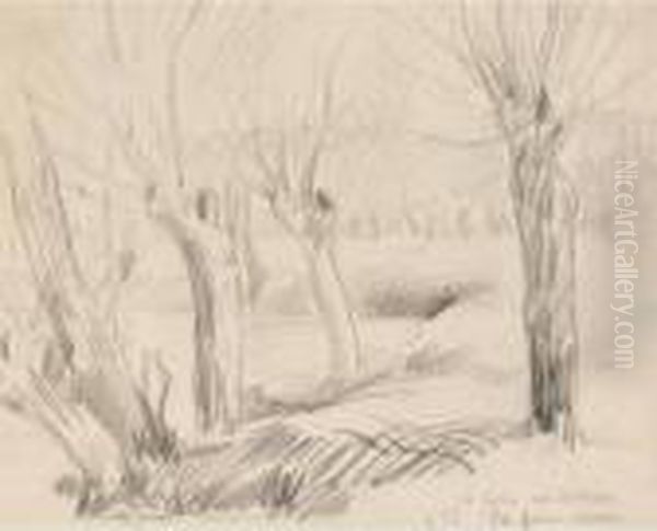 Etude Pour Gardeuse De Vaches A Bazincourt - view 1