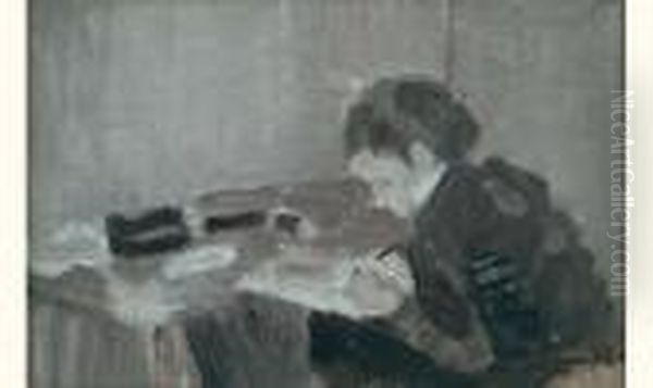 Femme Ecrivant - view 1