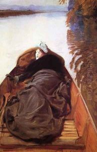 Autumn on the River (or Miss Violet Sargent) by John Singer Sargent