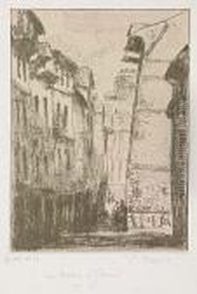 Rue Moliere, A Rouen - view 1