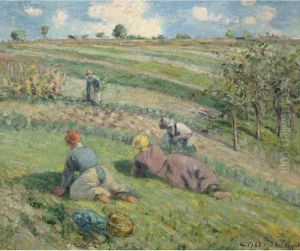 Sarcleurs Dans Les Champs, Pontoise