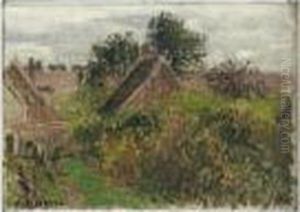 Jardin A Eragny by Camille Pissarro