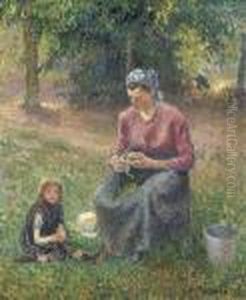 Paysanne Et Enfant, Eragny