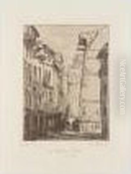 Rue Moliere A Rouen; And Rue Eugene-dutuit A Rouen (delteil 174; And 175) - view 1