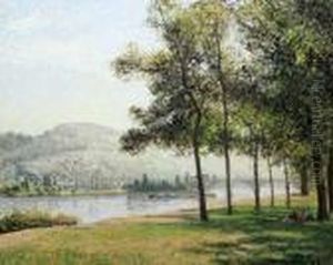 Le Cours-la-reine A Rouen, Matin, Soleil