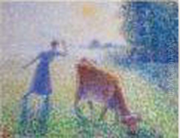La Vachere, Matin, Soleil "1887" - view 1
