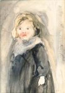 Portrait De Ludovic Rodo, Fils De L'artiste by Camille Pissarro