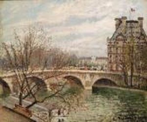 Pont Royal Et Pavillon De Flore
