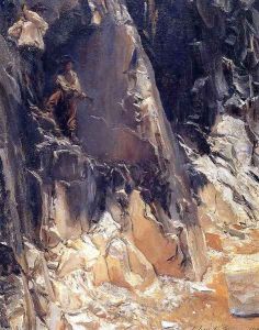 Marble Quarries at Carrara by John Singer Sargent