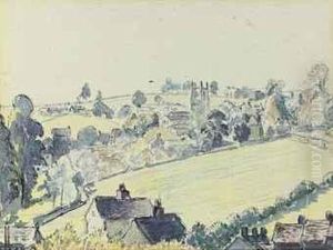 Wootton-under-edge by Lucien Pissarro