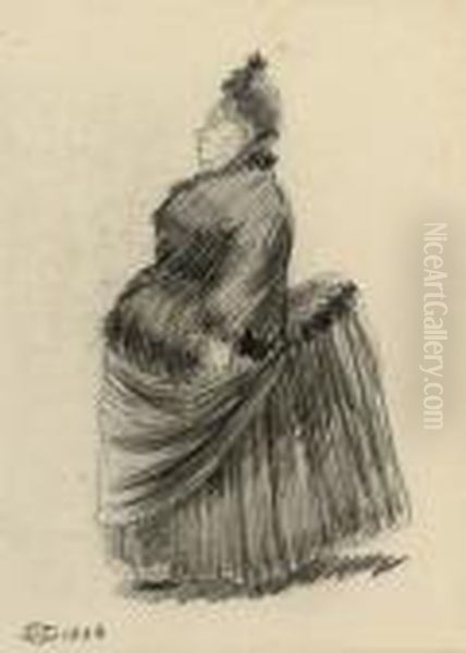 Old Lady In Black - view 1
