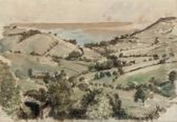 Charmouth From Fishpond - view 1