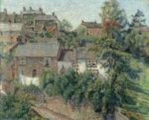 Bankside, Coldwell End, Youlgreave by Lucien Pissarro