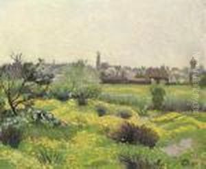 Buttercups, Colchester by Lucien Pissarro