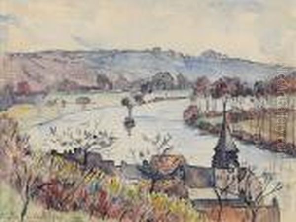'l'eglise, La Frette' - view 1