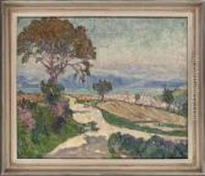 Across The Fields by Lucien Pissarro