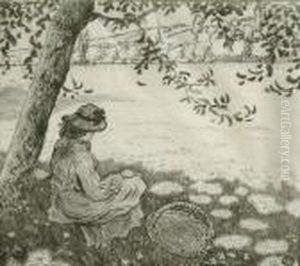 Girl Seatedbeneath A Tree Girl Seatedbeneath A Tree