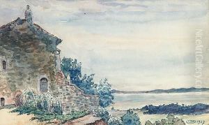Mrs Pit's House by Lucien Pissarro