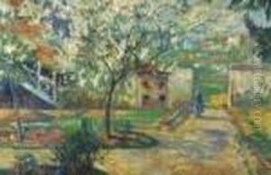 L'escalier D'eragny by Lucien Pissarro