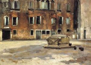 Campo San Agnese, Venise by John Singer Sargent