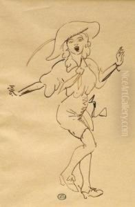 "the Dancer" by Ludovic Rodo Pissarro