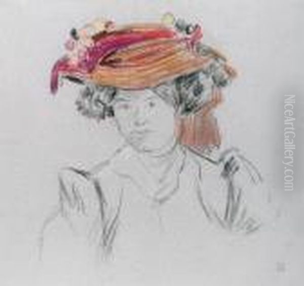 Woman In A Hat - view 1