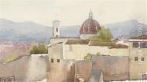 A View Of The Duomo And The Campanile, Florence - view 1