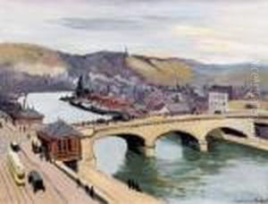 Le Pont Corneille A Rouen by Ludovic Rodo Pissarro