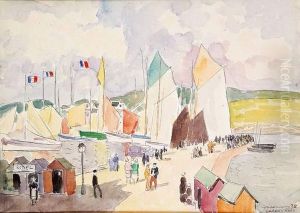 Le Port De Concarneau by Ludovic Rodo Pissarro