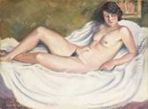 La Brune Au Tableau De Nus - view 1
