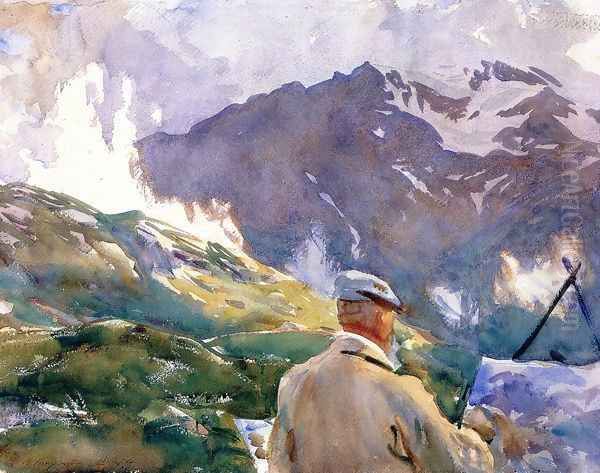Artist In The Simplon - view 1