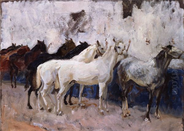 Horses At Palma - view 1