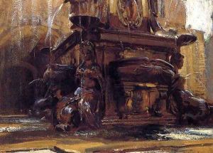 Fountain At Bologna by John Singer Sargent
