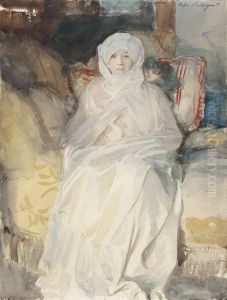 Mrs. Gardner in White