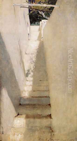 Staircase In Capri - view 1