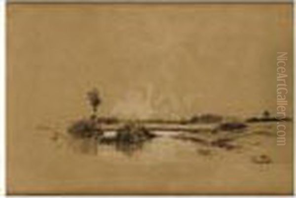 Paisaje Con Rio - view 1
