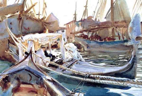Sketching On The Giudecca - view 1