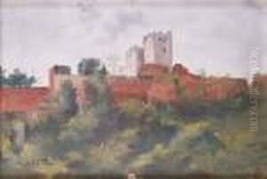 Vista De Pueblo by Cecilio Pla