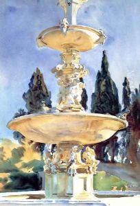 In a Medici Villa by John Singer Sargent