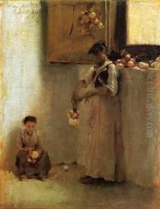Stringing Onions by John Singer Sargent