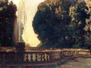 Villa Torlonia, Fountain by John Singer Sargent